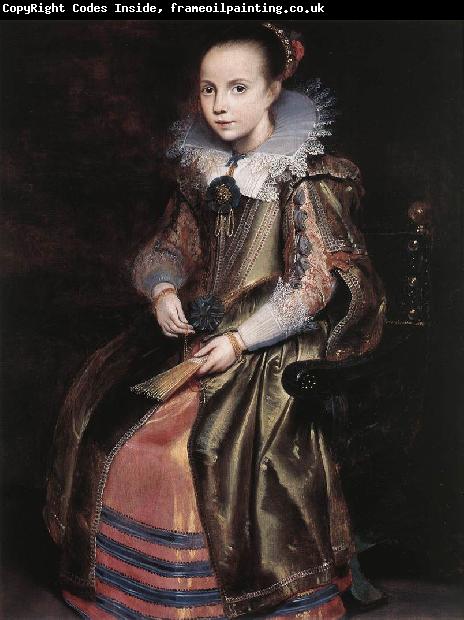 VOS, Cornelis de Elisabeth (or Cornelia) Vekemans as a Young Girl re